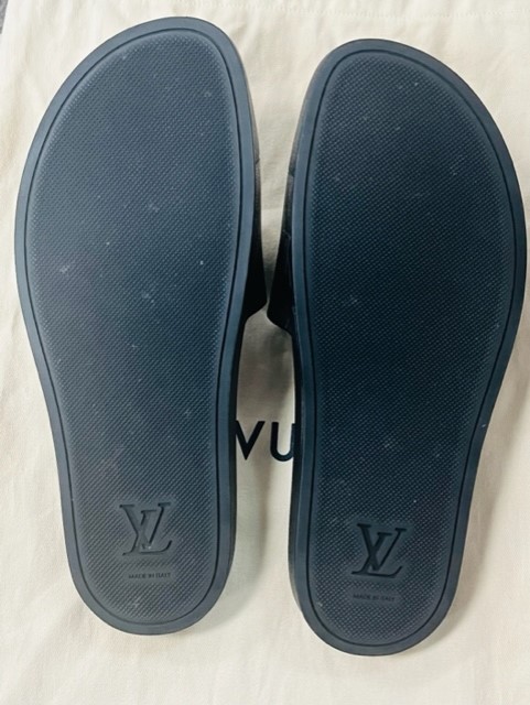 Louis Vuitton Waterfront Mule Monogram Eclipse Men's - Colorado Pawn